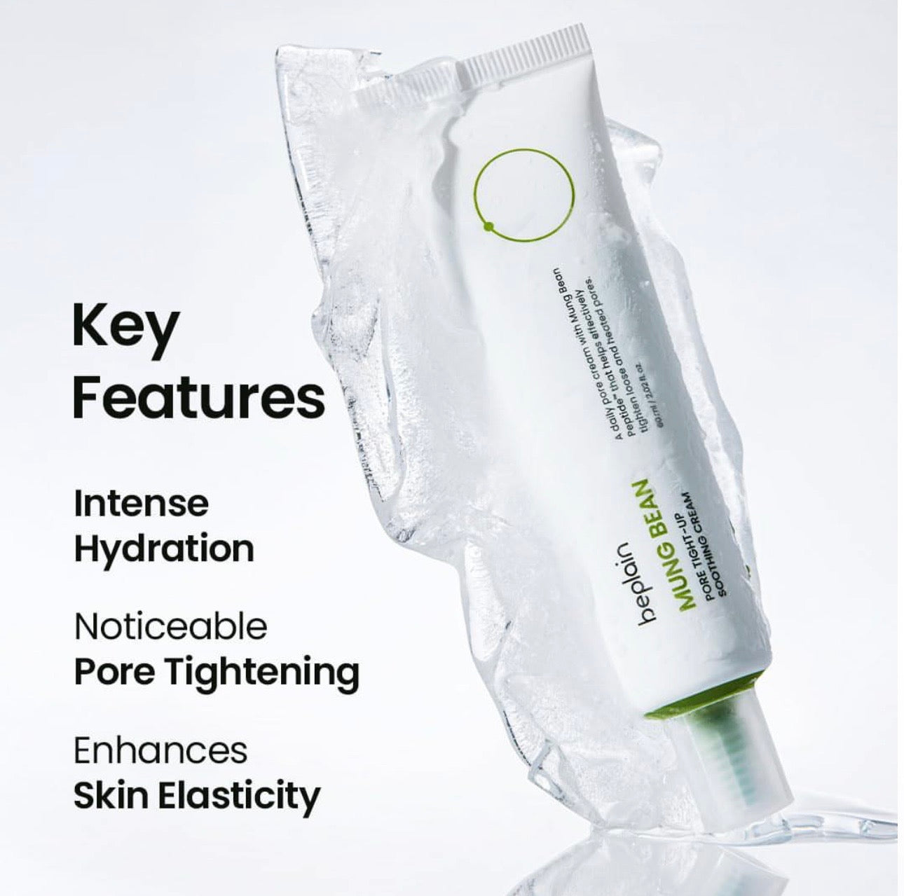 Beplain Mung Bean Pore Tight-Up Soothing Cream 60ml