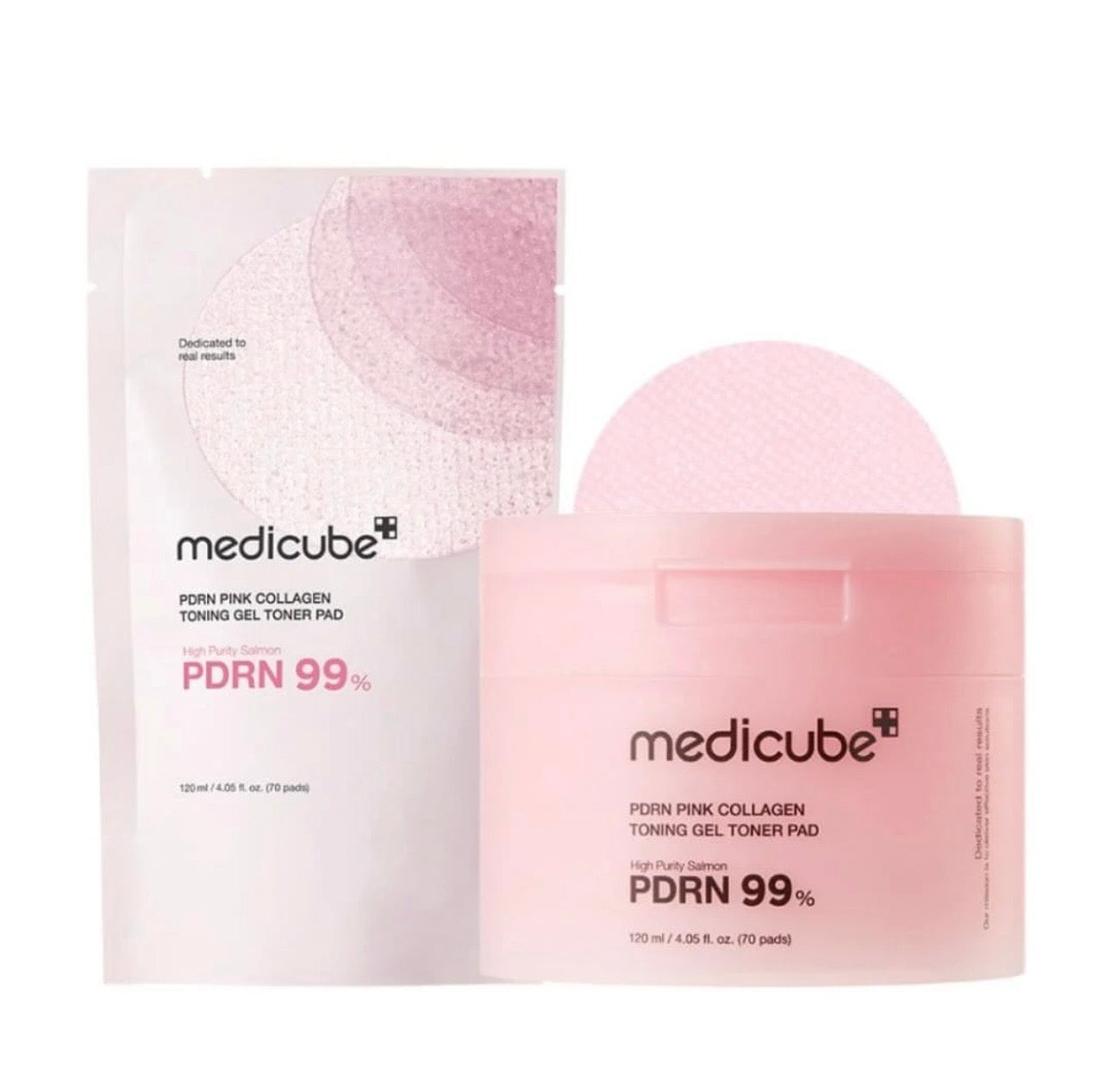 Medicube PDRN Pink Collagen Toning Gel Toner Pad 70 pads