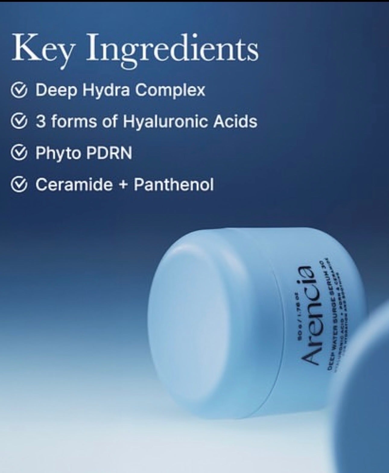 Arencia Deep Water Surge Serum 30 50g