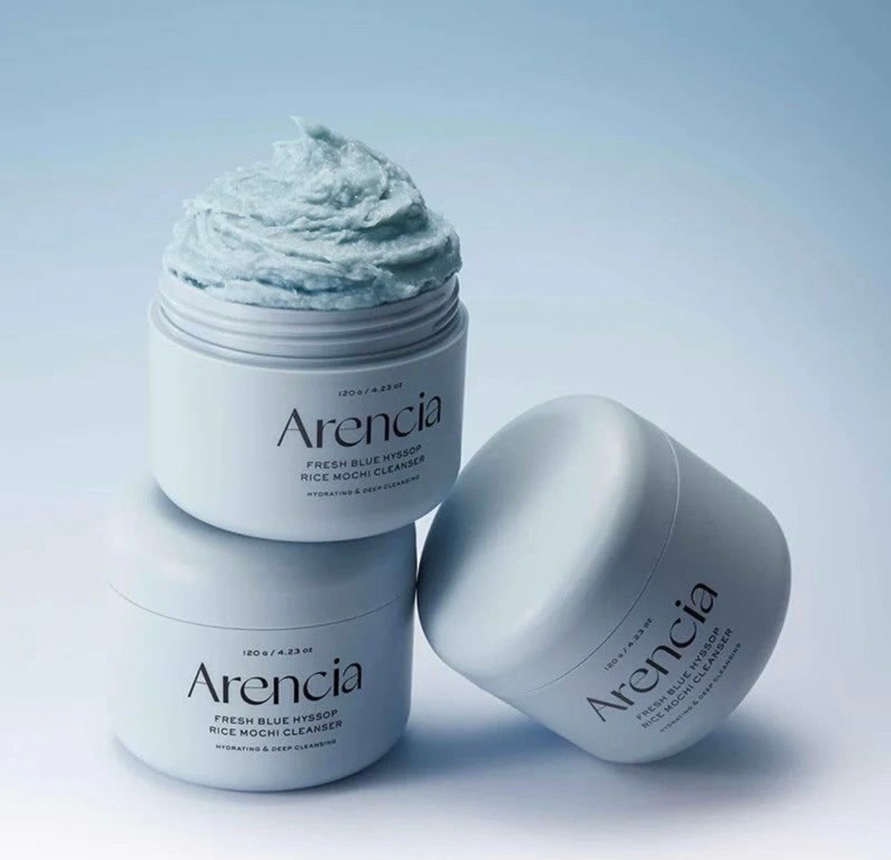 Arencia Blue Hyssop Rice Mochi Cleanser 120g