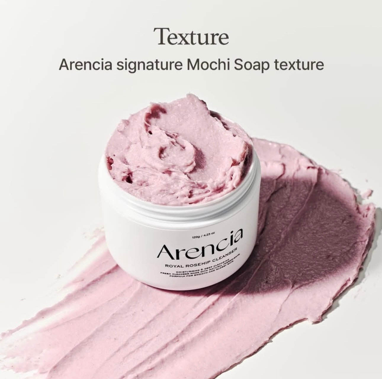 Arencia Fresh Rosehip Rice Mochi Cleanser 120g