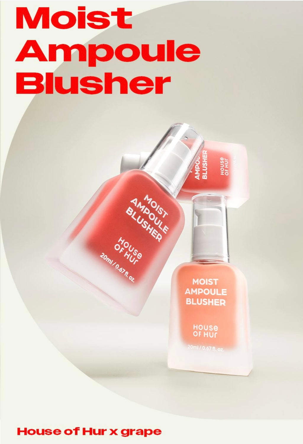 House of Hur Ampoule Blusher 20ml #Peachy Muse