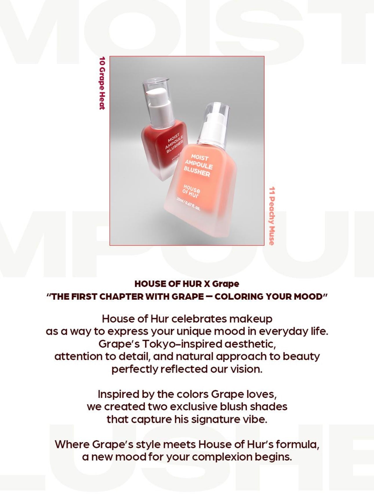 House of Hur Ampoule Blusher 20ml #Peachy Muse