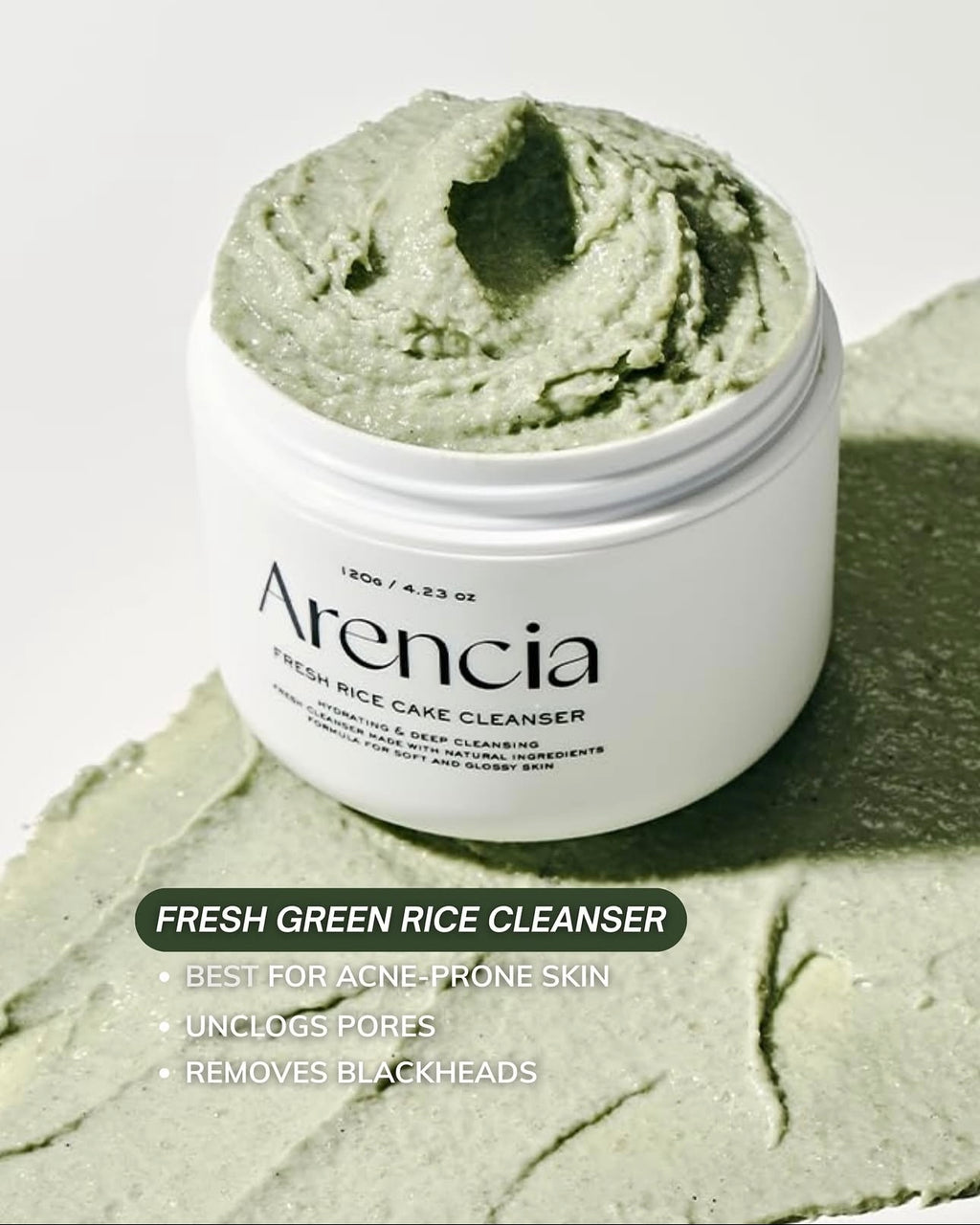 Arencia Fresh Green Tea Cleanser 120g