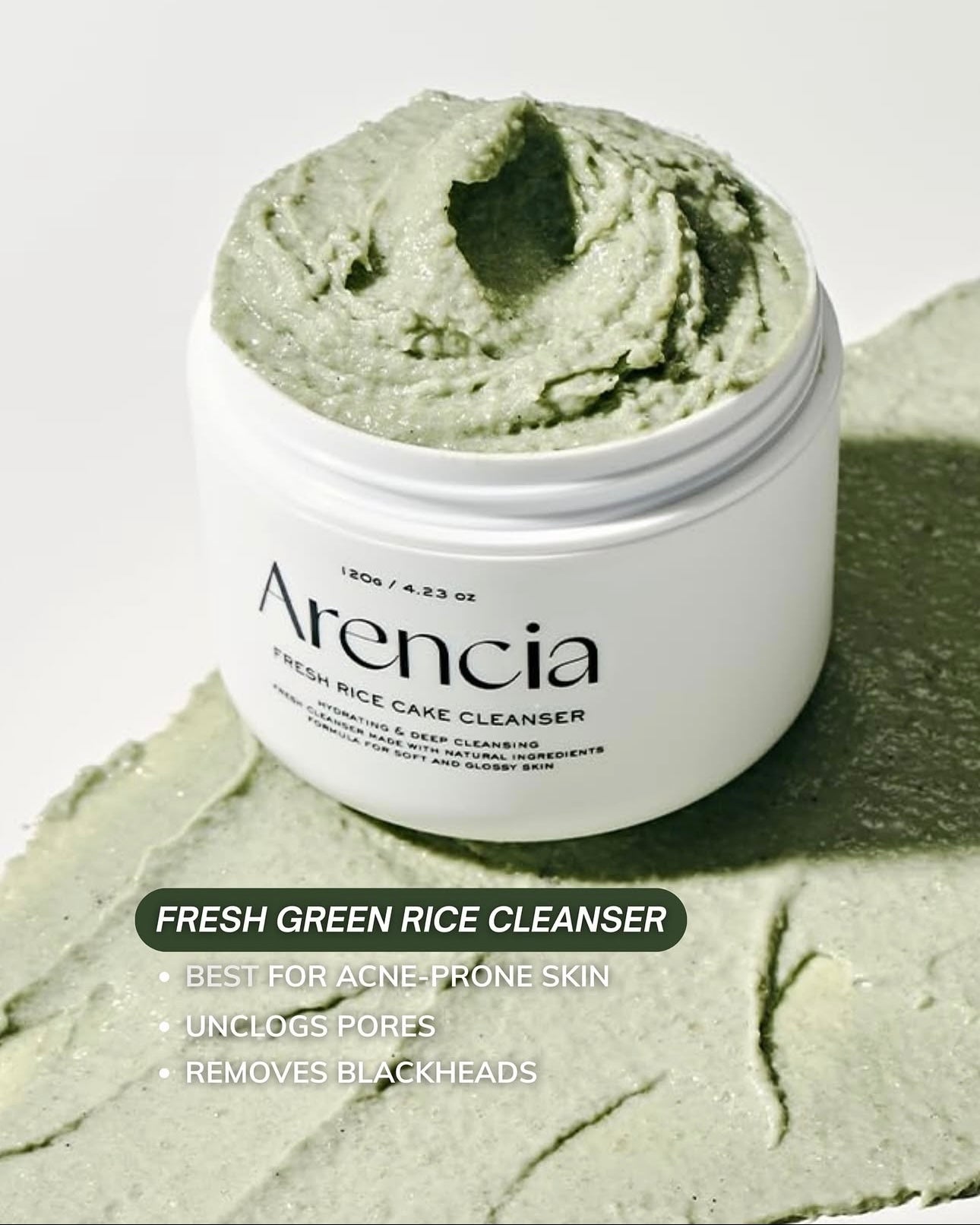 Arencia Fresh Green Tea Cleanser 120g