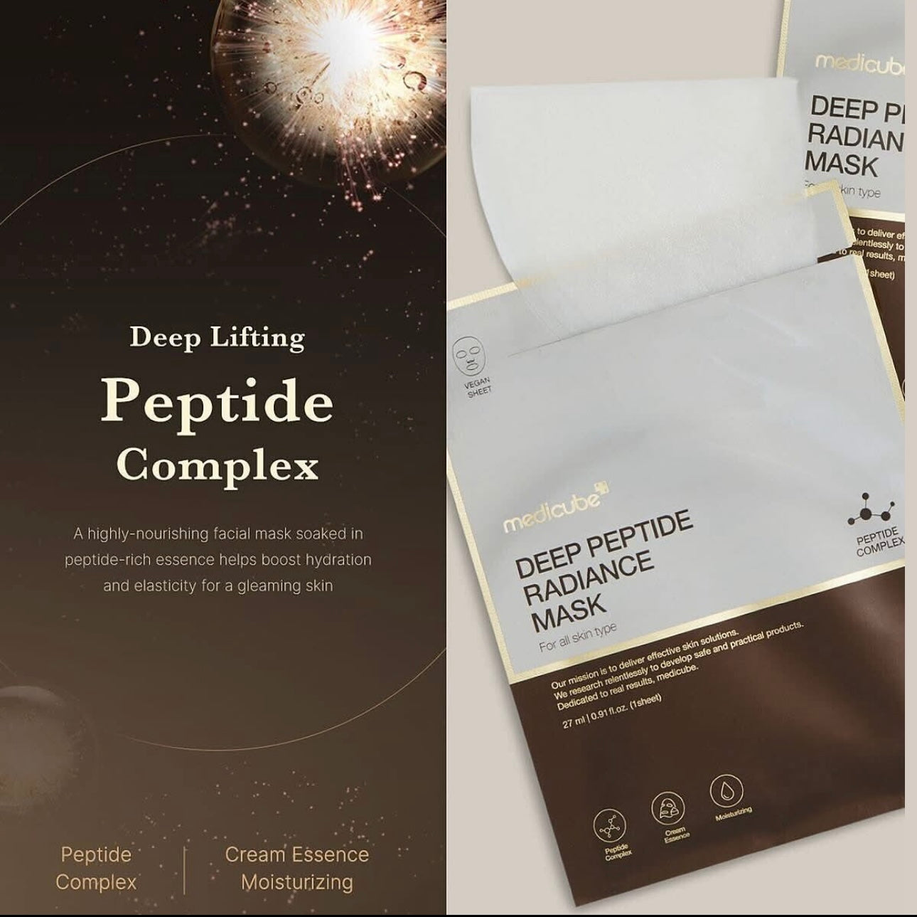 Medicube Deep Peptide Radiance Mask 27G