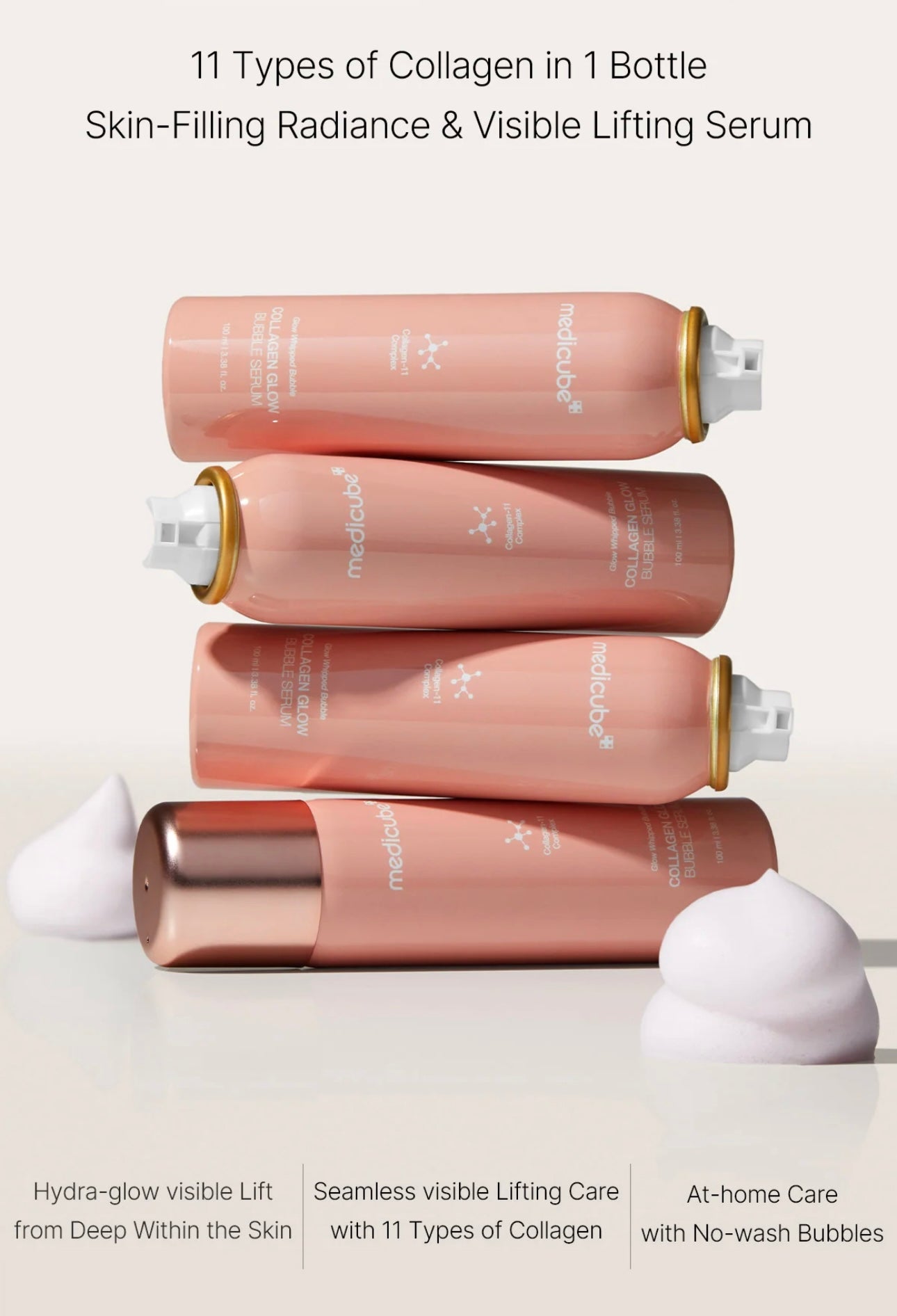 Medicube Collagen Glow Bubble Serum 100ml