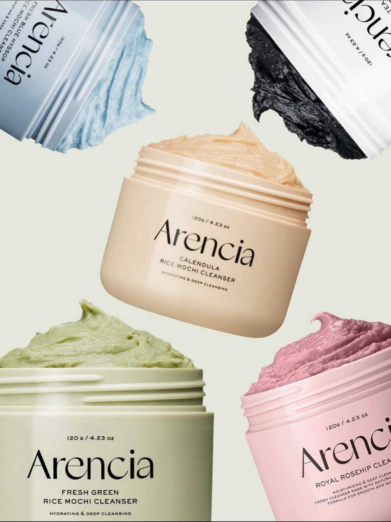 Arencia Fresh Rosehip Rice Mochi Cleanser 120g