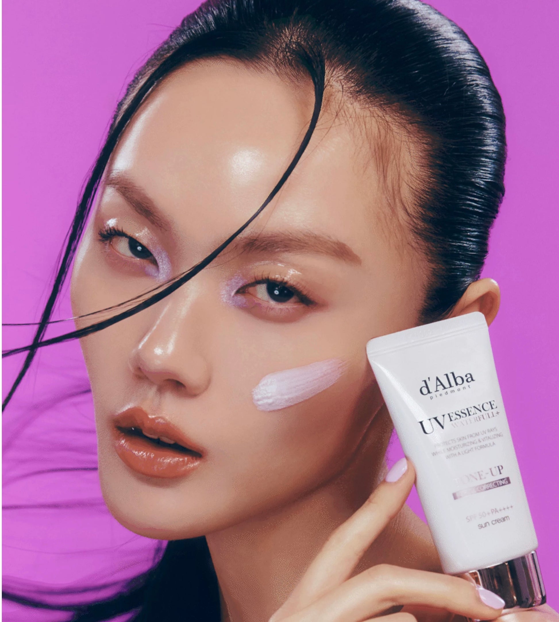 D'Alba UV Waterfull+ Tone-Up Purple Sun Cream 50ml