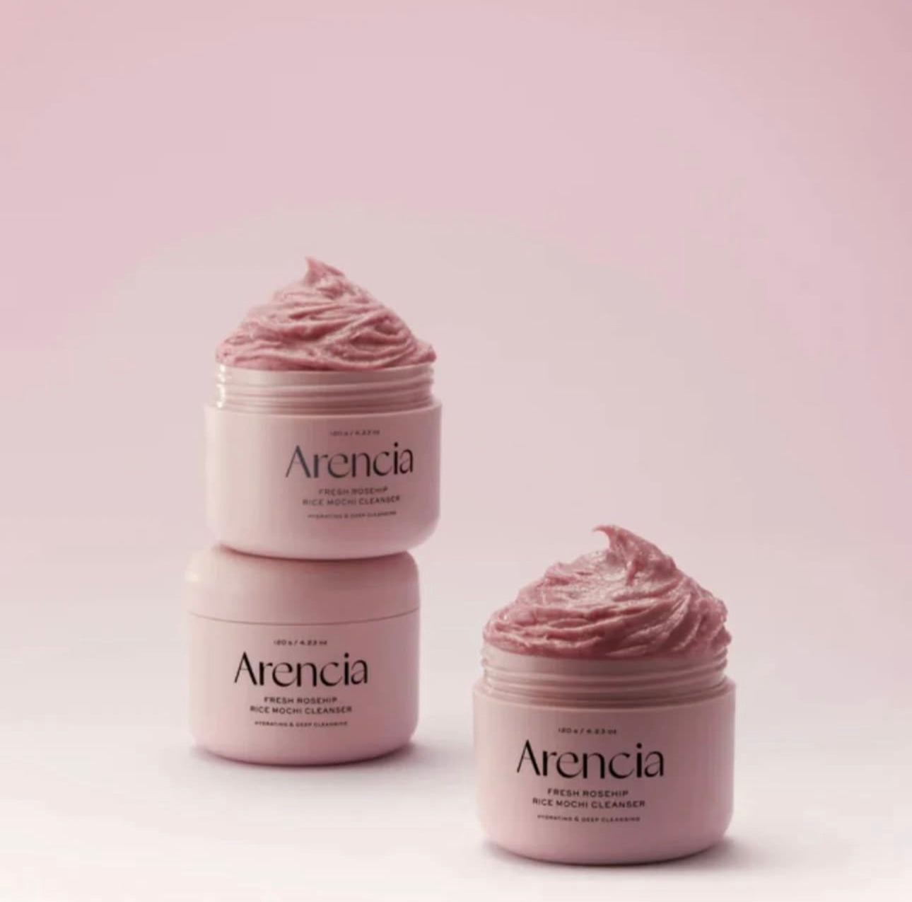 Arencia Fresh Rosehip Rice Mochi Cleanser 120g