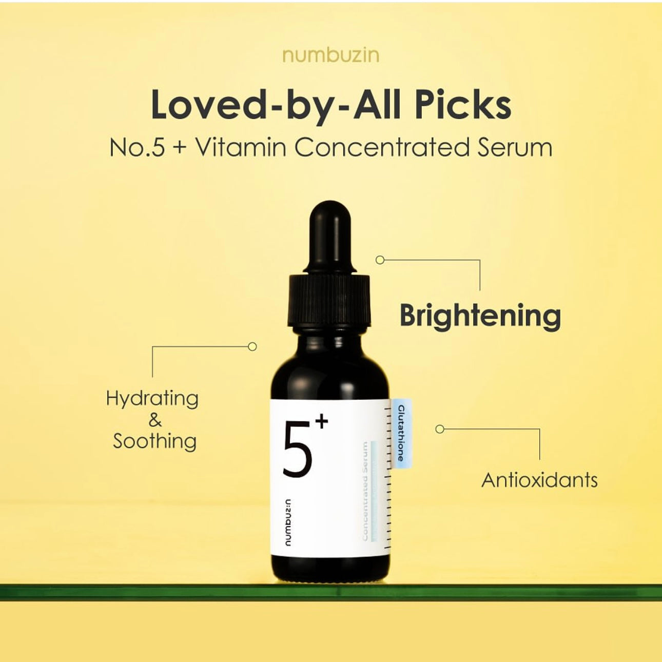 Numbuzin No.5+ Vitamin Concentrated Serum Brightening Antioxidant 30ml