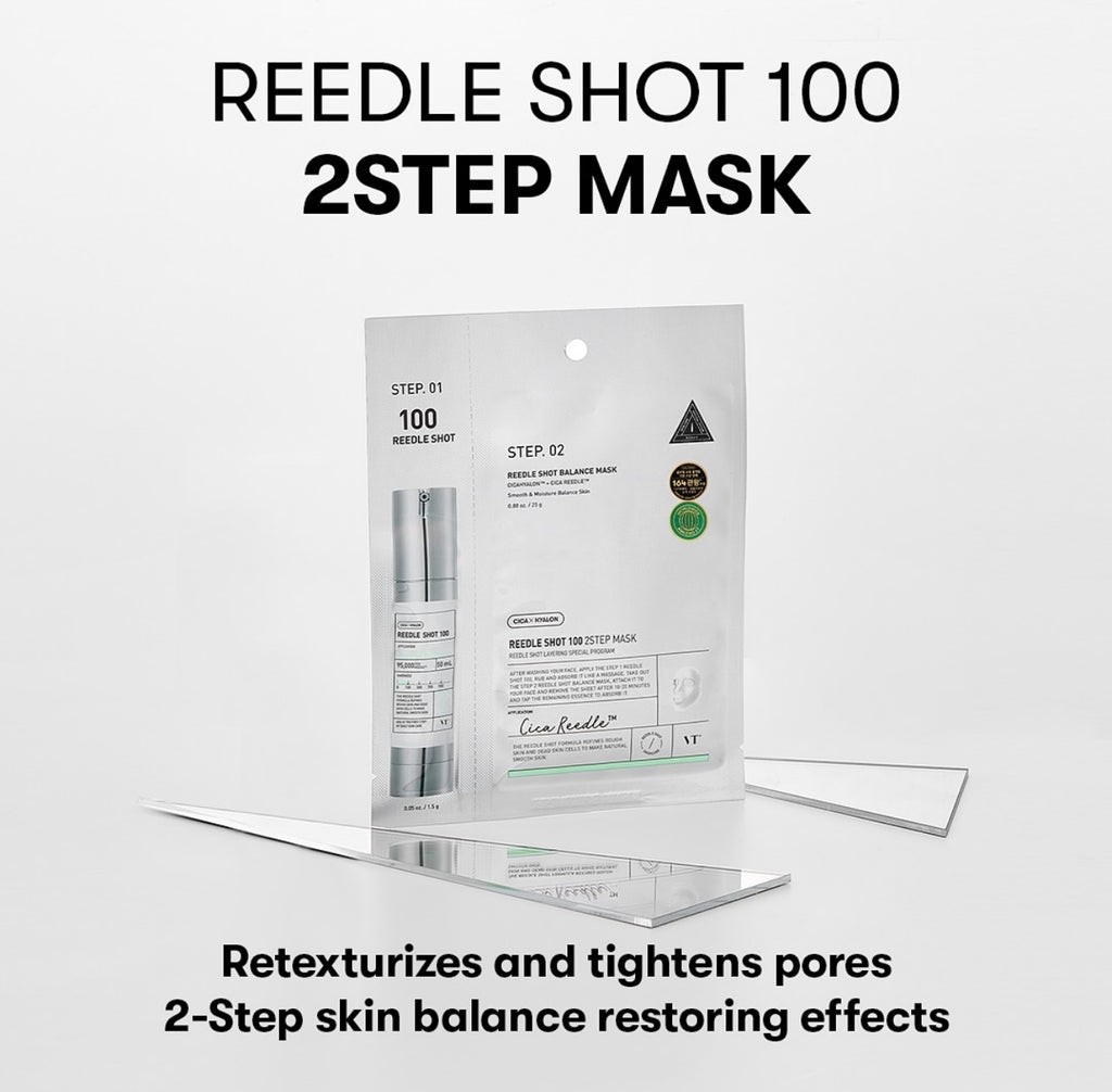 New arrival! VT Cica and Hyalon Reedle 100 & 300 2-Step Mask