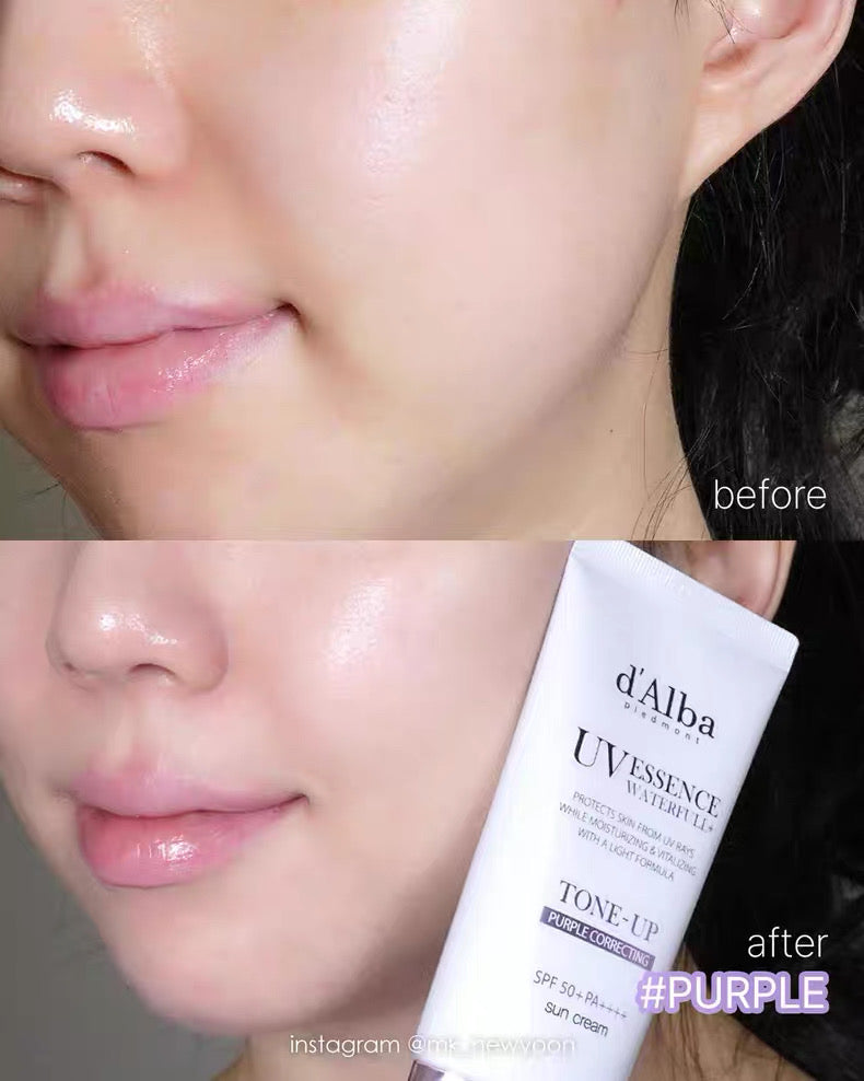 D'Alba UV Waterfull+ Tone-Up Purple Sun Cream 50ml