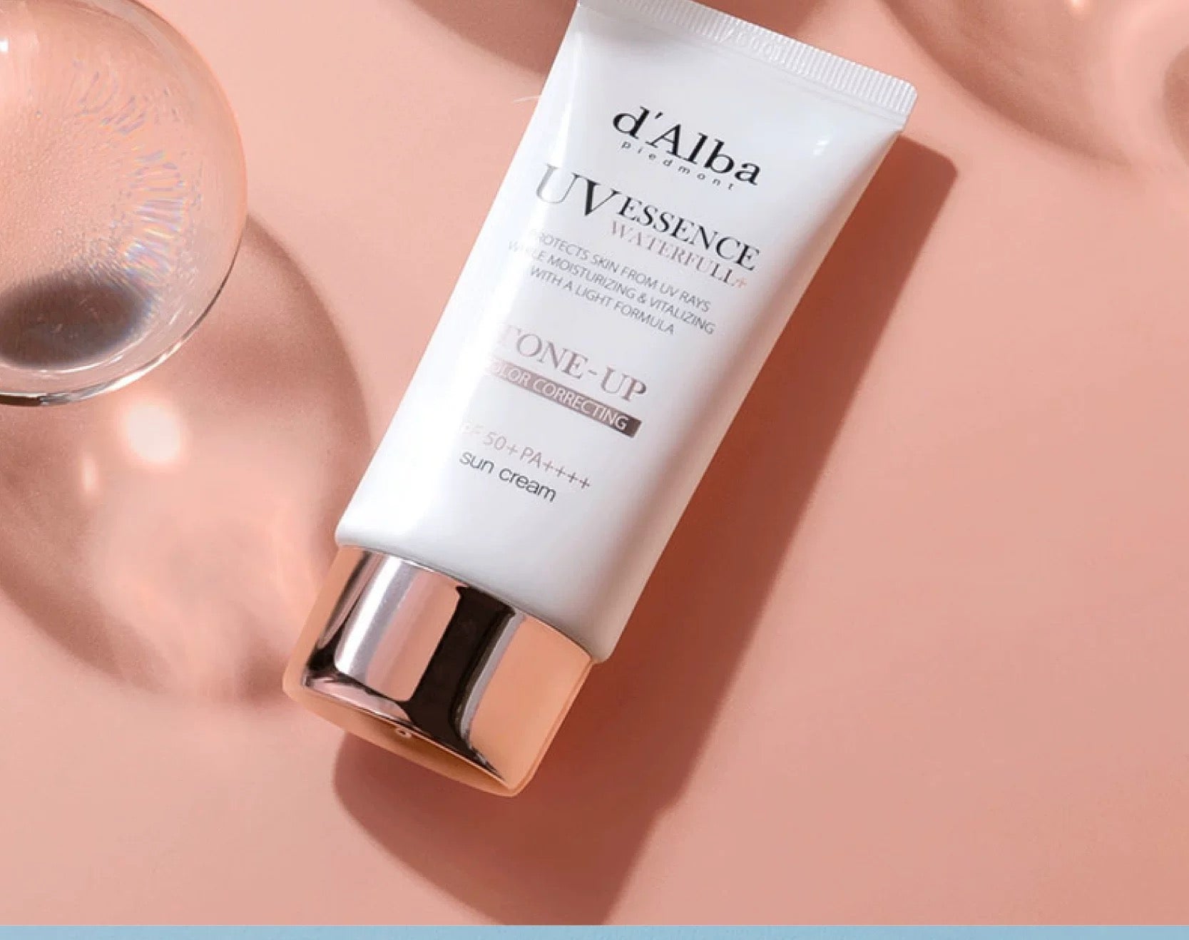 D'Alba UV Waterfull+ Tone-Up Pink Sun Cream 50ml