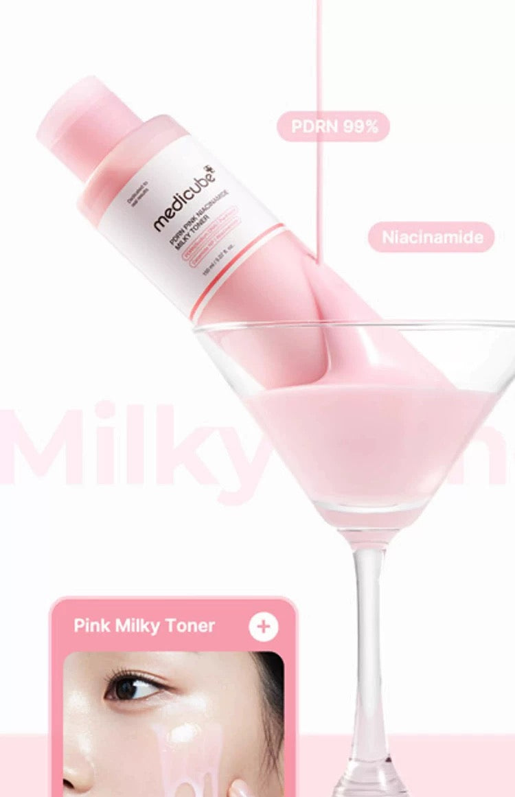 Medicube PDRN Pink Niacinamide Milky Toner 150ml