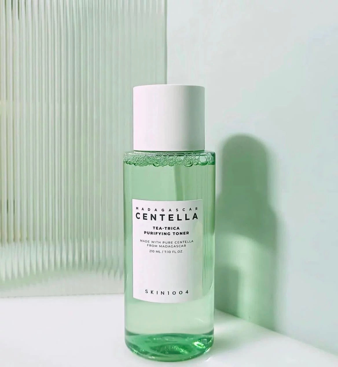 A bottle of Skin1004 Centella Tea-Trica Purifying Toner 210ml
