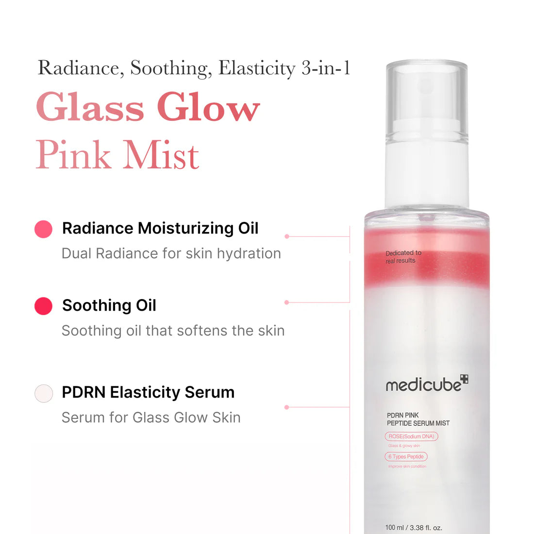 Medicube PDRN Pink Glutathione Serum Mist 100ml