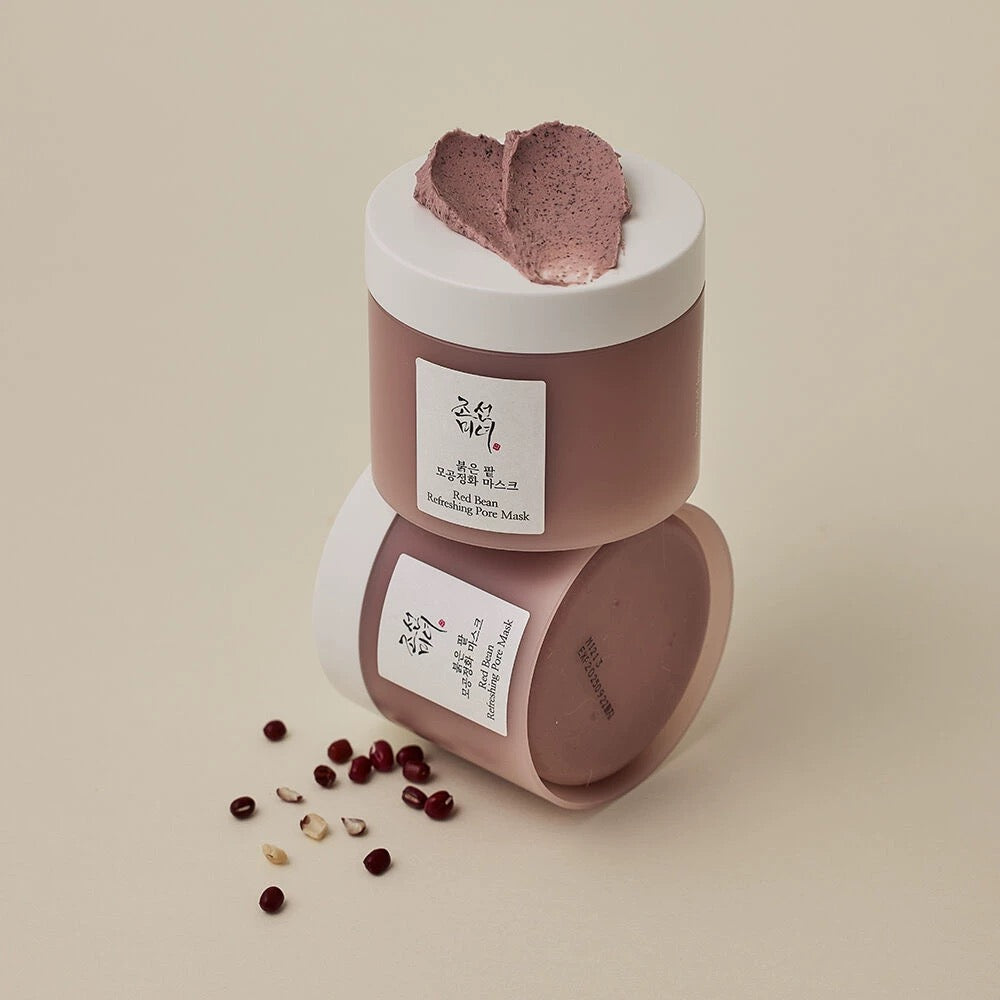 Beauty of Joseon Red Bean Refreshing Pore Mask 140mlBeauty of Joseon Red Bean Refreshing Pore Mask 140ml with a beige background
