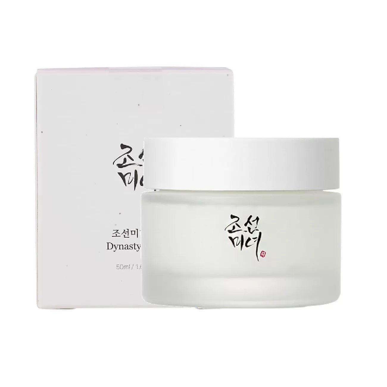 Beauty of Joseon Dynasty Cream 50ml and box with 'Dynasty' branding on a white background