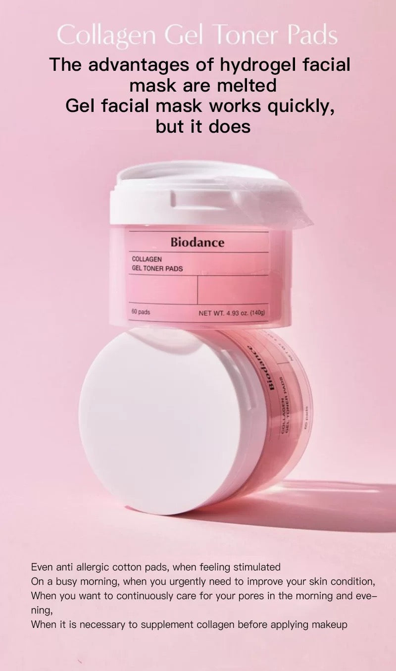 Biodance Collagen Gel Toner Pads 60pads