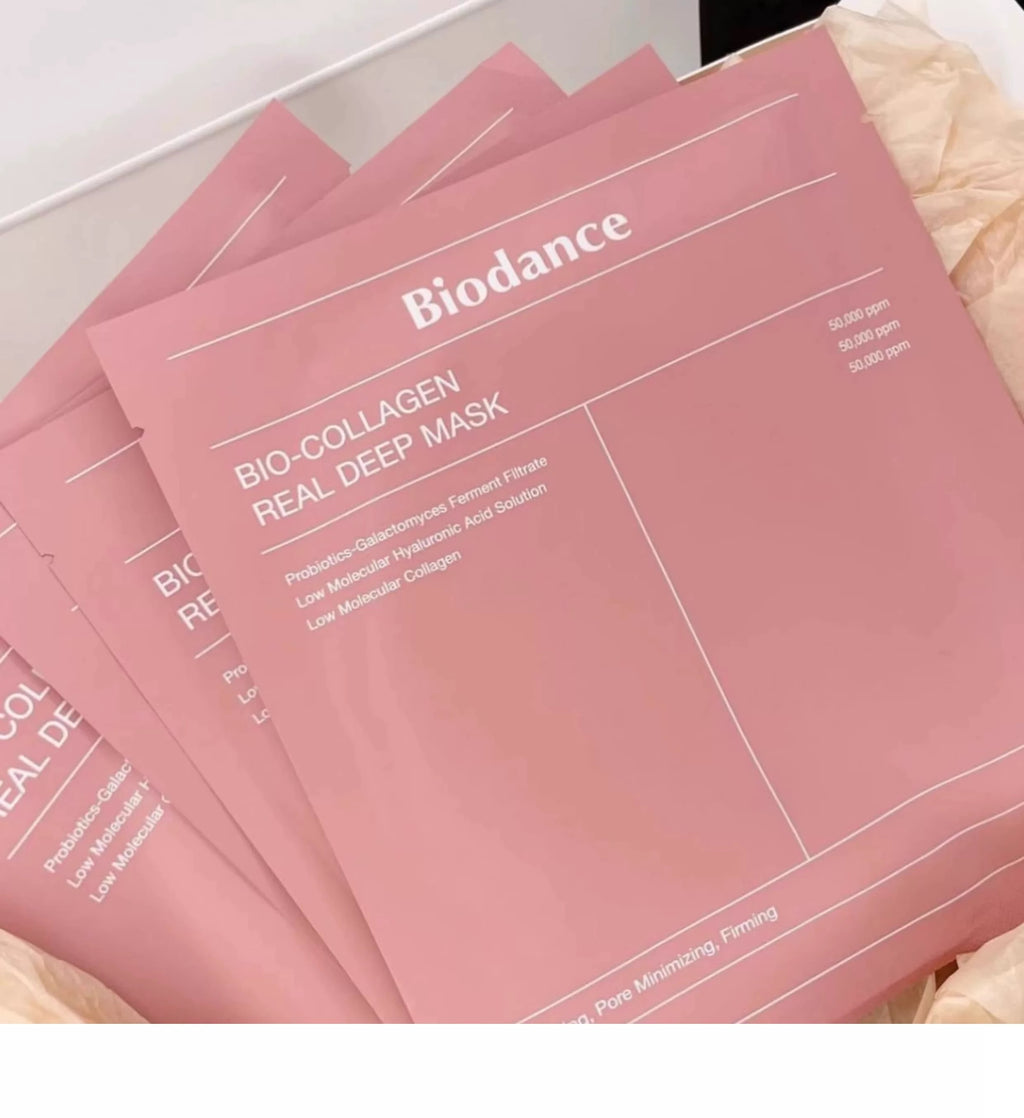 Biodance Bio-Collagen Real Deep Mask packaging on a white background